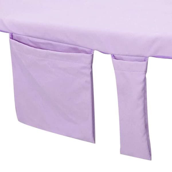 Solstolshanddukar 2 pcs Lila 210 x 75 cm Polyester och polyamid
