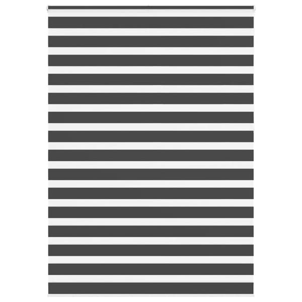 Rullgardin zebra svart 155x230 cm tyg bredd 150,9 cm polyester