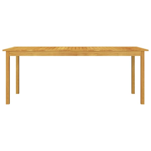 Matgrupp för trädgården 9 delar beige