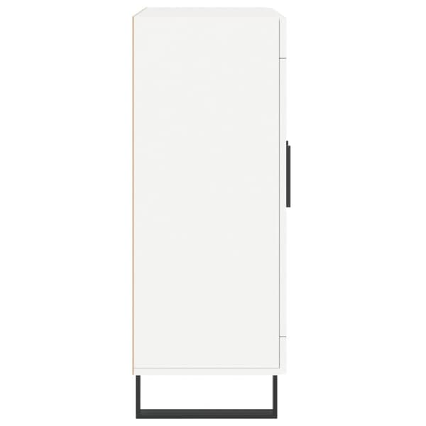 Skåp vit 69,5x34x90 cm konstruerat trä