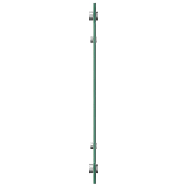 Köksskydd 2 pcs Ljusgrå 100 x 40 cm härdat glas