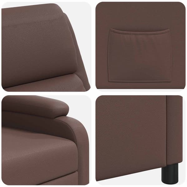 Recliner Brun Konstläder