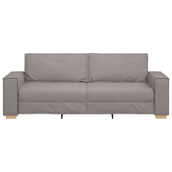 3-Sits soffa Taupe 220 cm tyg