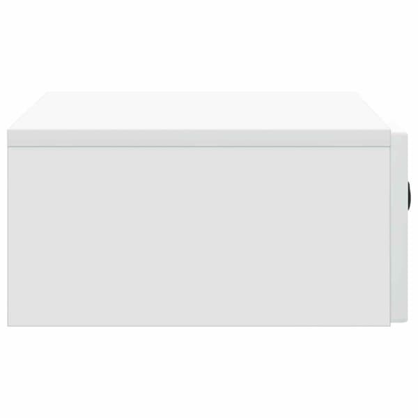Väggmonterad sidobord Vit 59 x 34,5 x 17 cm Konstruerat trä