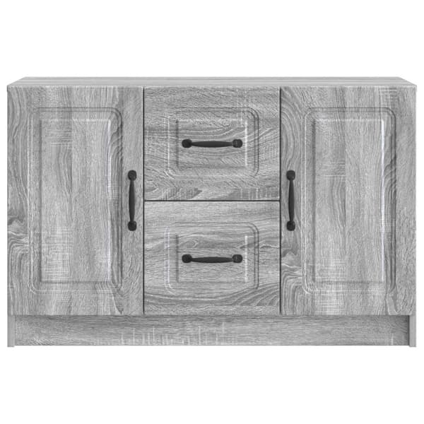 Sideboard Grå sonoma-ek 89 x 34,5 x 57 cm Konstruerat trä