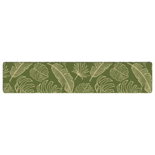 2-delade Bänk Kuddar VUGHT 2 st 100% Polyester Bladdesign