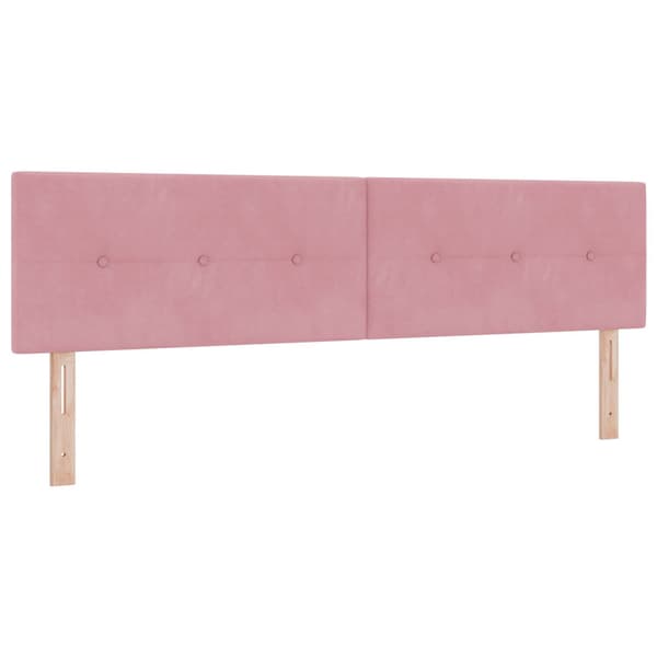 Huvudgavel Rosa 180 cm Sammet