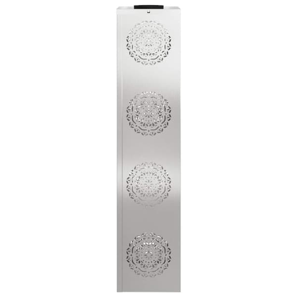 Solar LED Stig Ljus 2 pcs Silver Rostfritt stål
