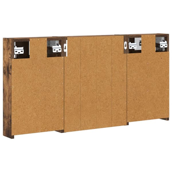 Badrumsskåpsset 3 pcs 100 x 10,5 x 50 cm Konstruerat trä