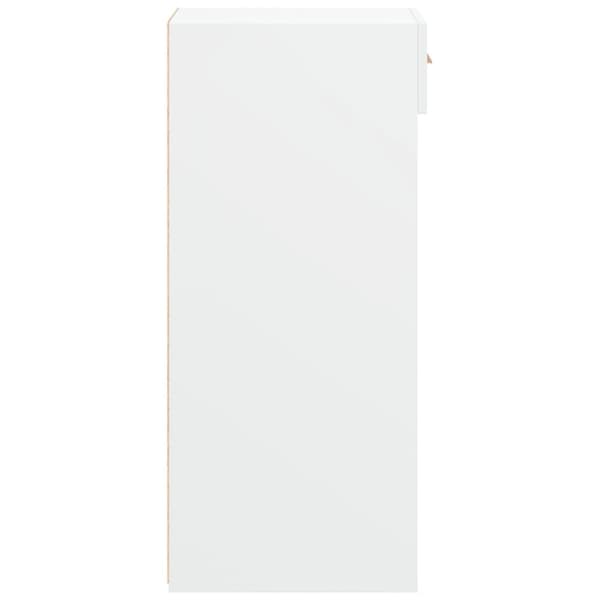 Skänk vit 30x42,5x93 cm konstruerat trä
