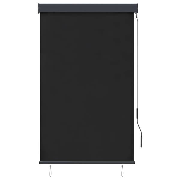 Rullgardin utomhus 100x250 cm antracit