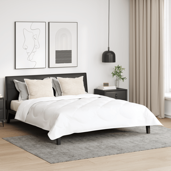 Kudde med kudde 2 pcs Vit 51 x 31 x 20 cm Polyester