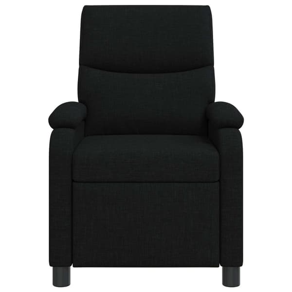 Massagefåtölj Svart Tyg
