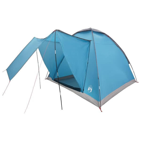 Campingtält med tak Blå 2-manna Polyester och Stål