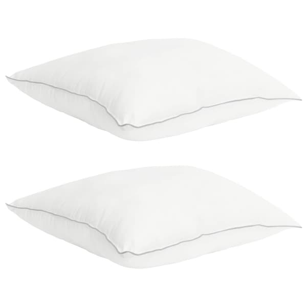 Täckeset med kudde 2 pcs Vit Bambufiber