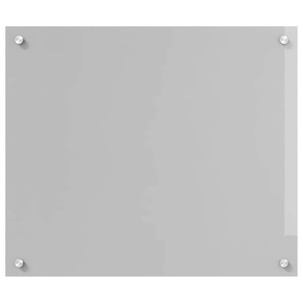 Köksskydd 2 pcs Ljusgrå 70 x 60 cm härdat glas