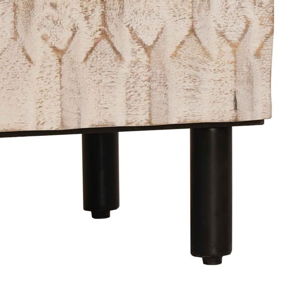 Sideboard 3 st 60 x 33 x 75 cm Massivt mangoträ