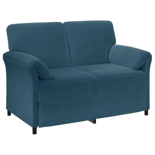 2-sits soffa Blå 138 x 83 x 95 cm Sammet