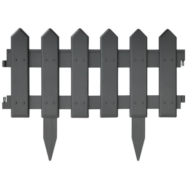 Rabattkant 25 delar antracit 10 mm PP