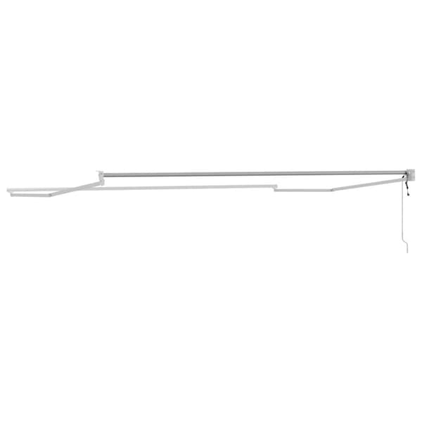 Utdragbar markisram Vit 500 × 300 cm Aluminium