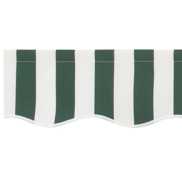 Markiskappa Ersättning Grön och Vit 4,5 m Polyester