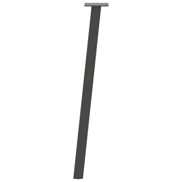 Konsolbordsben 4 st antracit 72 cm stål
