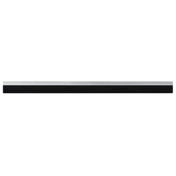 Självhäftande dörrborstlist 12 pcs Silver 100 cm