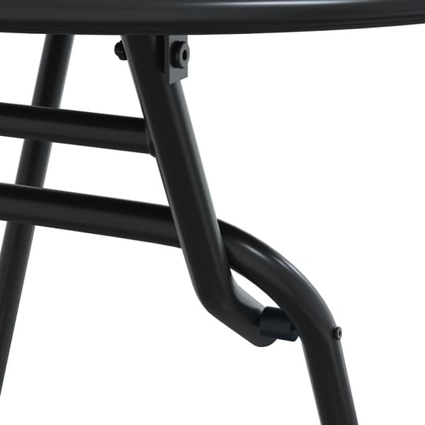 Trädgårds Bistro Set 3 pcs Antracit Stål