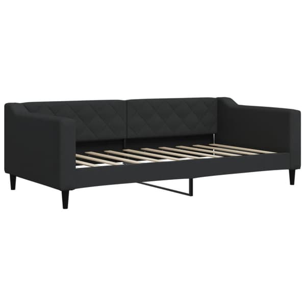 Dagbädd svart 90x190 cm tyg