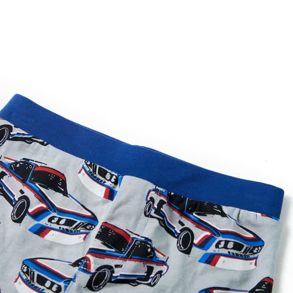 Barnpyjamas med korta ärmar för barn grå 104