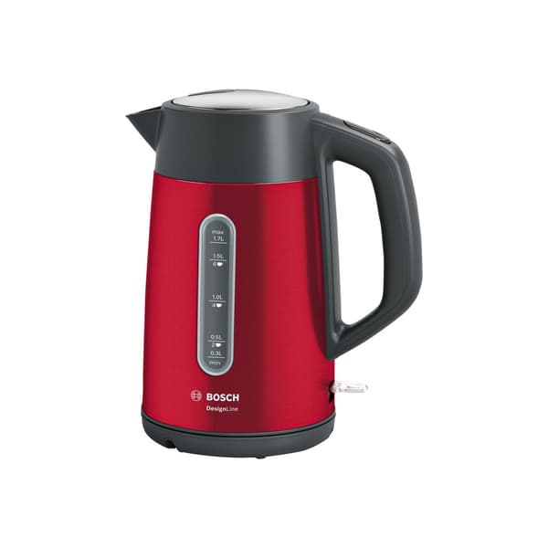 Bosch DesignLine TWK4P434 - vattenkokare - röd