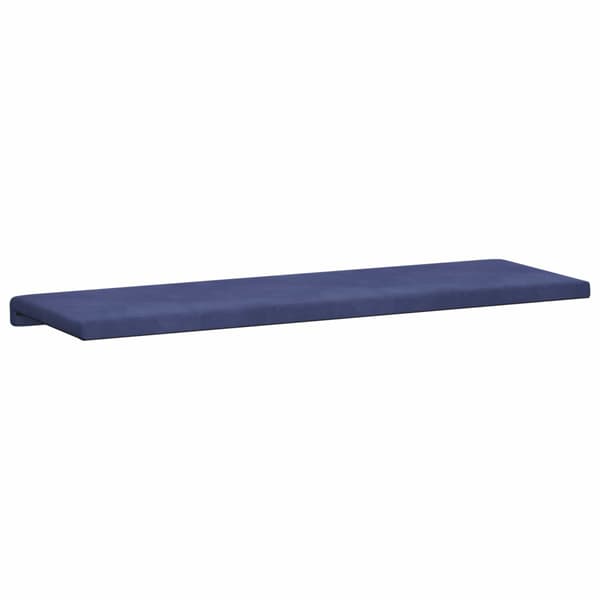 Bänk kudde Sammet (V) Polisblå Djup 35 cm