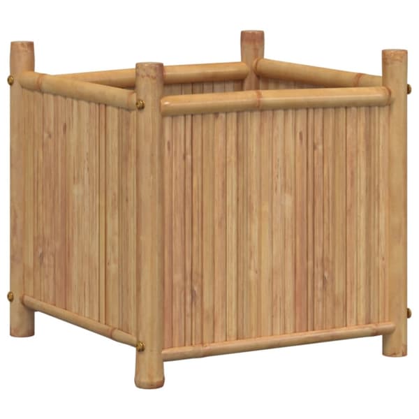 Odlingslåda 40x40x40 cm bambu
