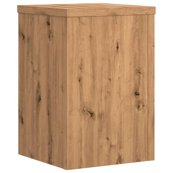 Växtställ 2 st ek 25x25x35 cm konstruerat trä