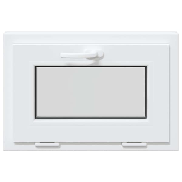 Källarfönster RISOR 60 x 40 cm PVC och glas Vit