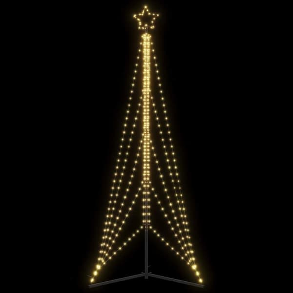 LED julgran 525 LEDs varmvit 302 cm