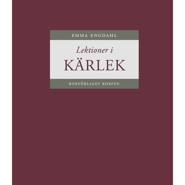 Lektioner i kärlek (bok, klotband)