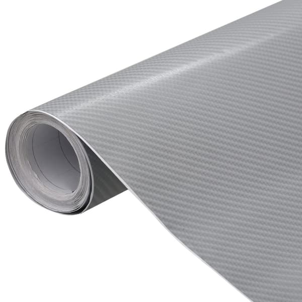 Bilfoliering 2 st 4D silver 100x150 cm