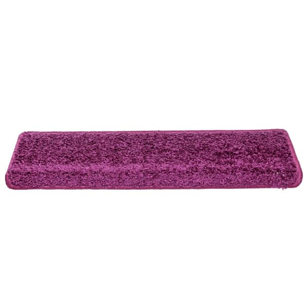 Trappmattor 30 st 65x21x4 cm violett rektangulär kant