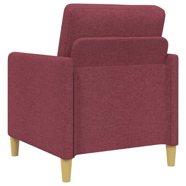 Soffgrupp med förvaring 2 pcs Vinröd Polyester