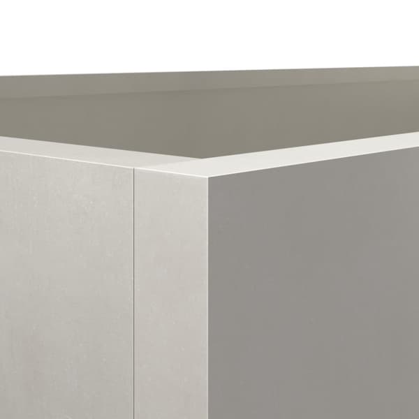 Odlingslåda silver 62x47x46 cm rostfritt stål