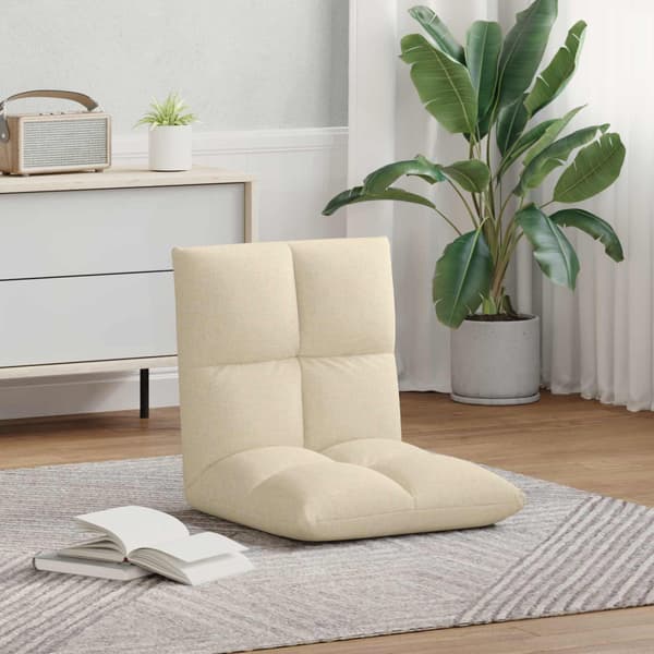 Golvstol Kräm 50 x 61 x 57 cm tyg