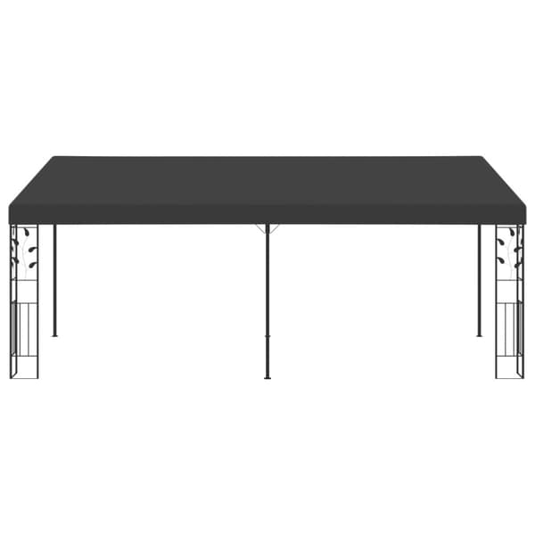 Väggmonterad paviljong 6x3x2,5 m antracit