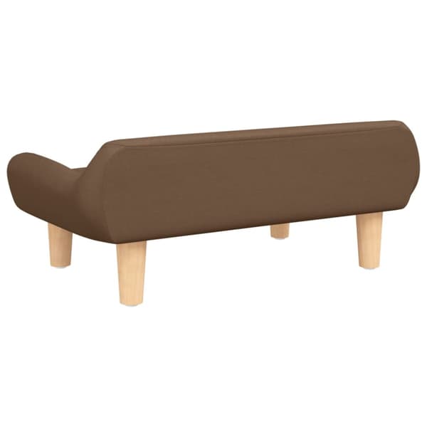 Barnsoffa brun 70x40x24 cm tyg