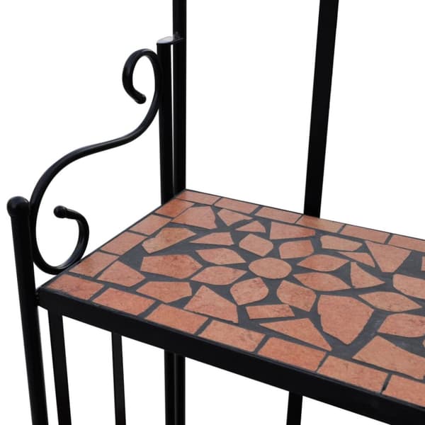 Växtställ terrakotta mosaik