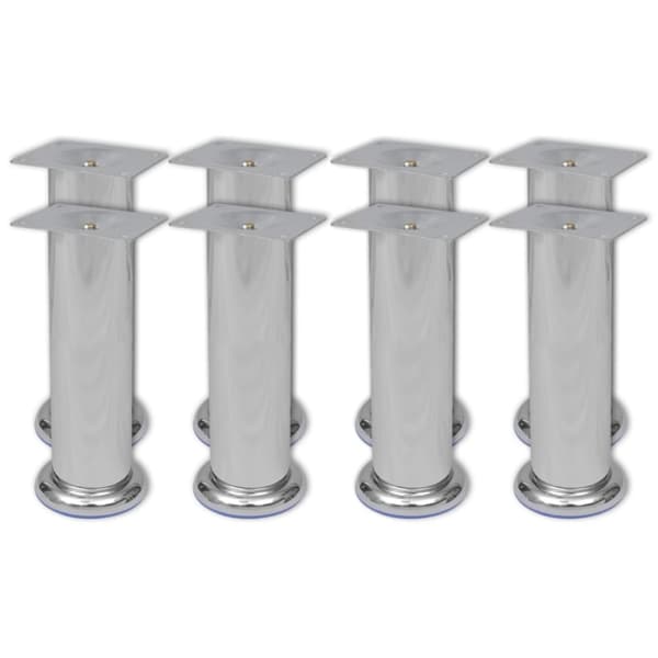 Runda soffben 8 st krom 180 mm