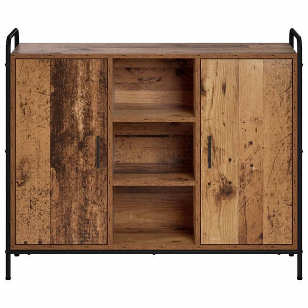 Sideboard Gammalt trä 97 x 33 x 81 cm Konstruerat trä
