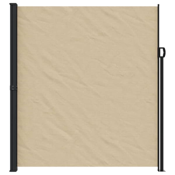 Indragbar sidomarkis beige 220x500 cm