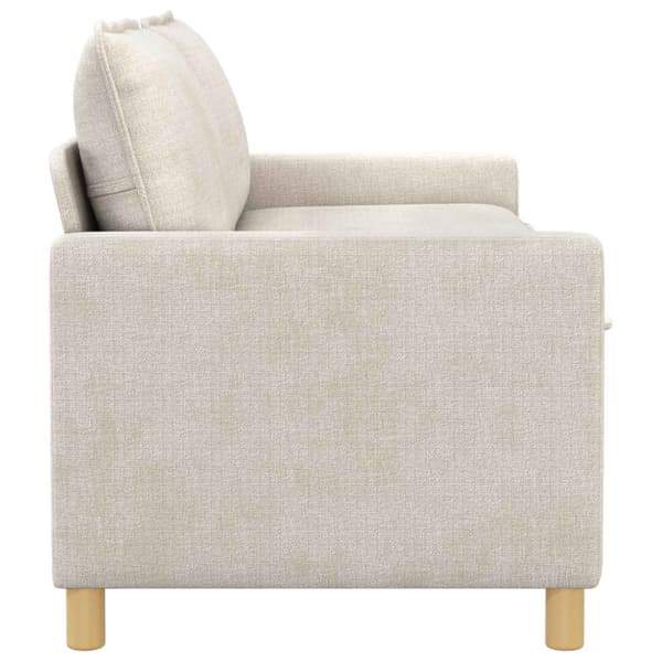 Soffa Gräddvit 156 x 81 x 87,5 cm Polyester