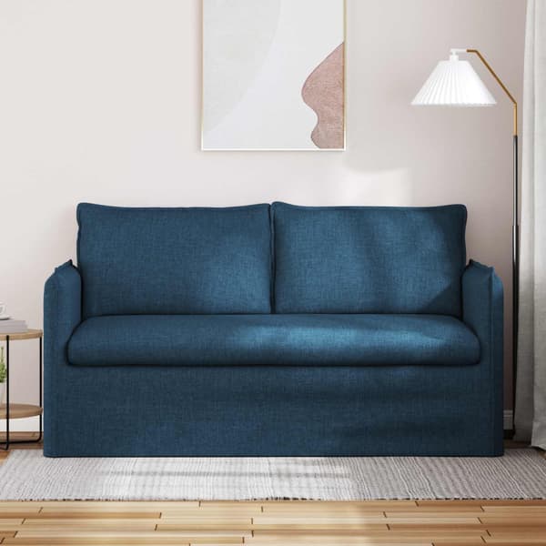 Soffa Blå 156 x 82 x 85 cm tyg